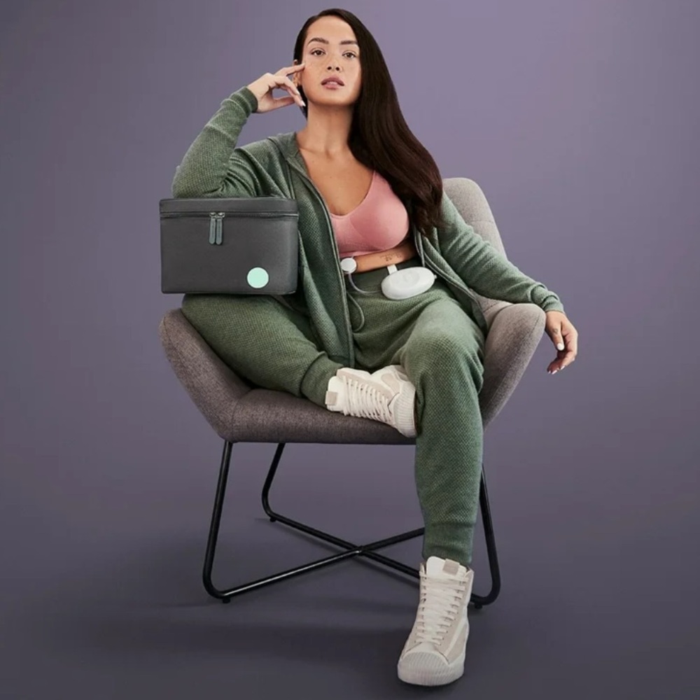 Elvie Stride Plus - Hands-Free, Hospital-Grade Electric Breast Pump with 3-in-1